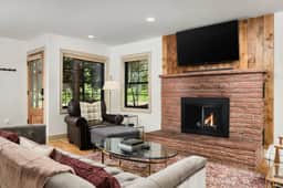 Serene Riverside Cabin: Hot Tub, Patio, Fire Pit